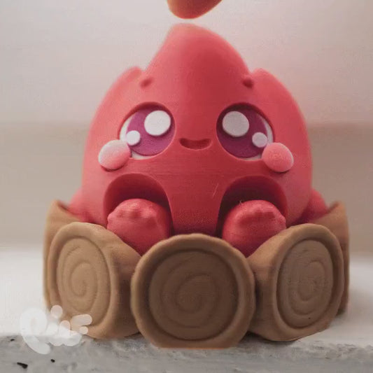 Element Buddies Clicker Fidget – Cute Desk Sensory Toy (Cloud, Sand, Water & Fire)